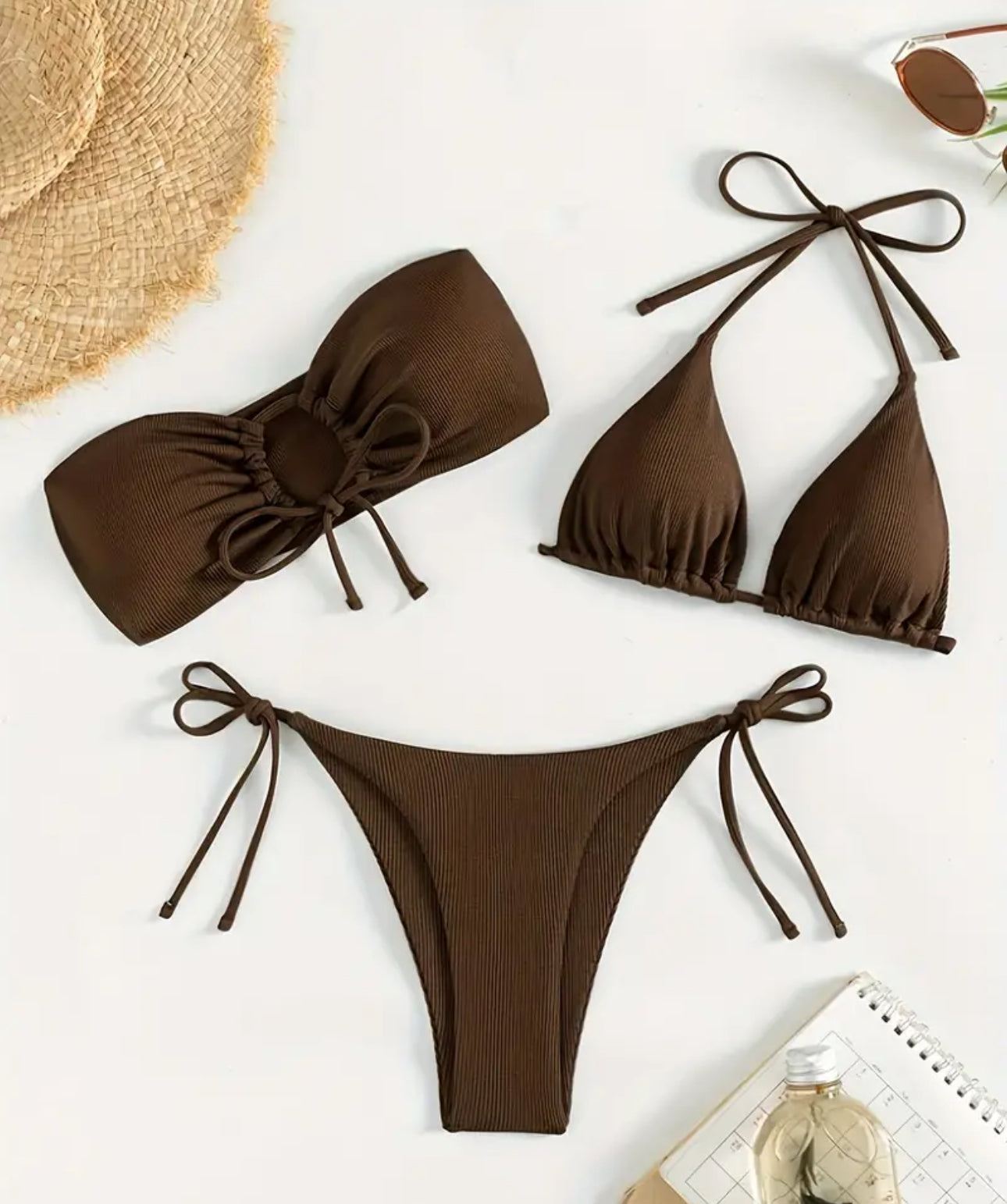 3 piece bikini set